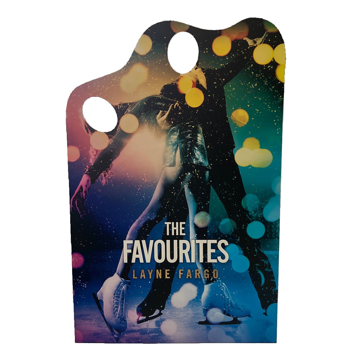 A printed Foamex exhibition display board with custom head-hole cut-outs, designed for interactive photo opportunities at trade shows and events.