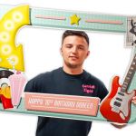 Birthday Party Custom Selfie Frame Design