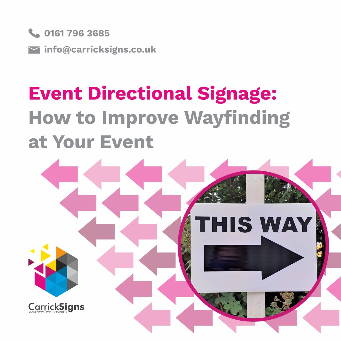 Event Directional Signage: How to Improve Wayfinding at Your Event