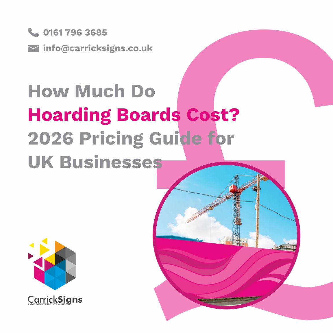 How Much Do Hoarding Boards Cost? 2026 Pricing Guide for UK Businesses