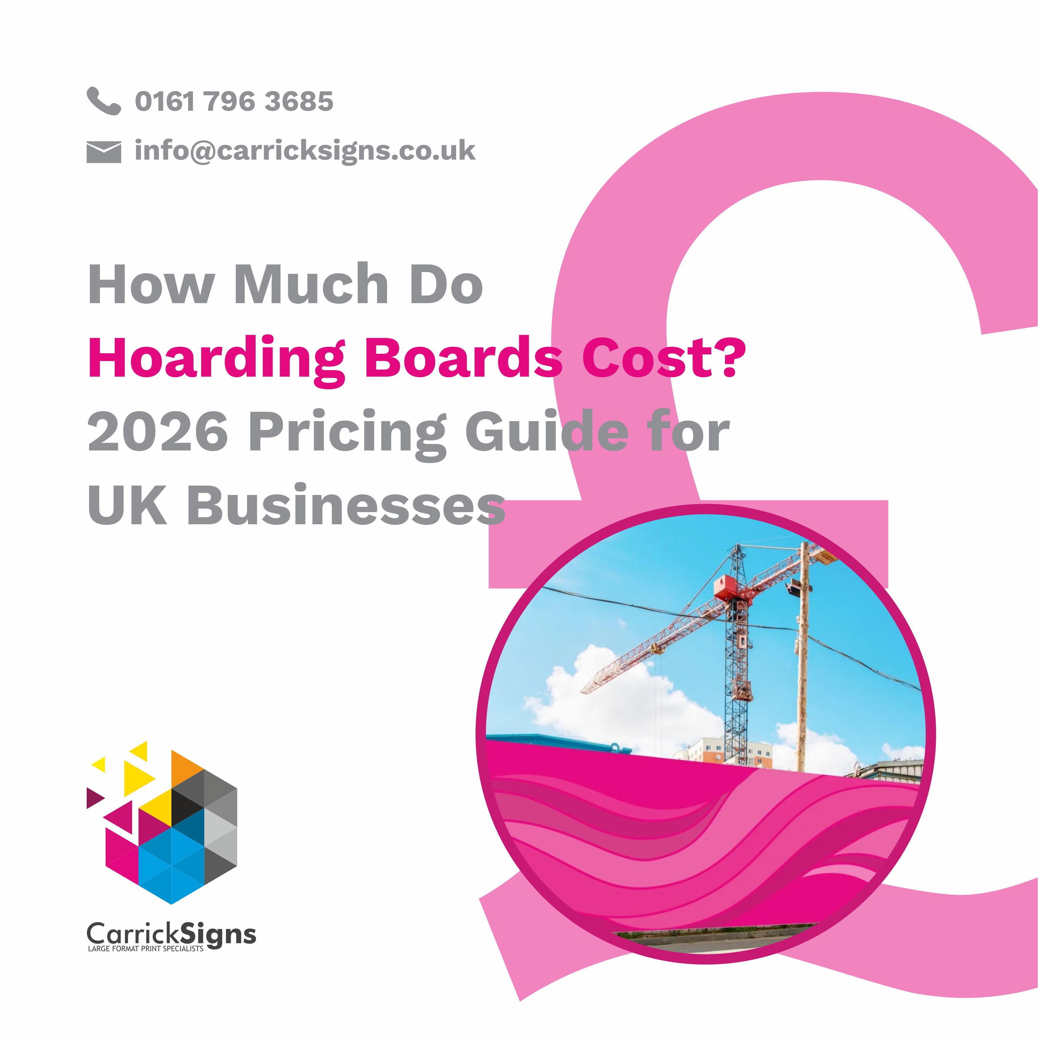 How Much Do Hoarding Boards Cost? 2026 Pricing Guide for UK Businesses