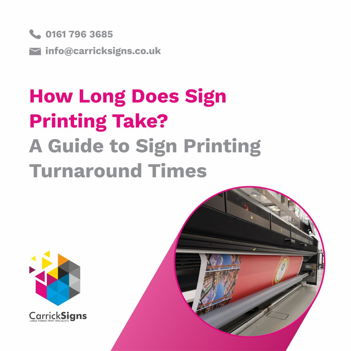 How Long Does Sign Printing Take A Guide to Sign Printing Turnaround Times