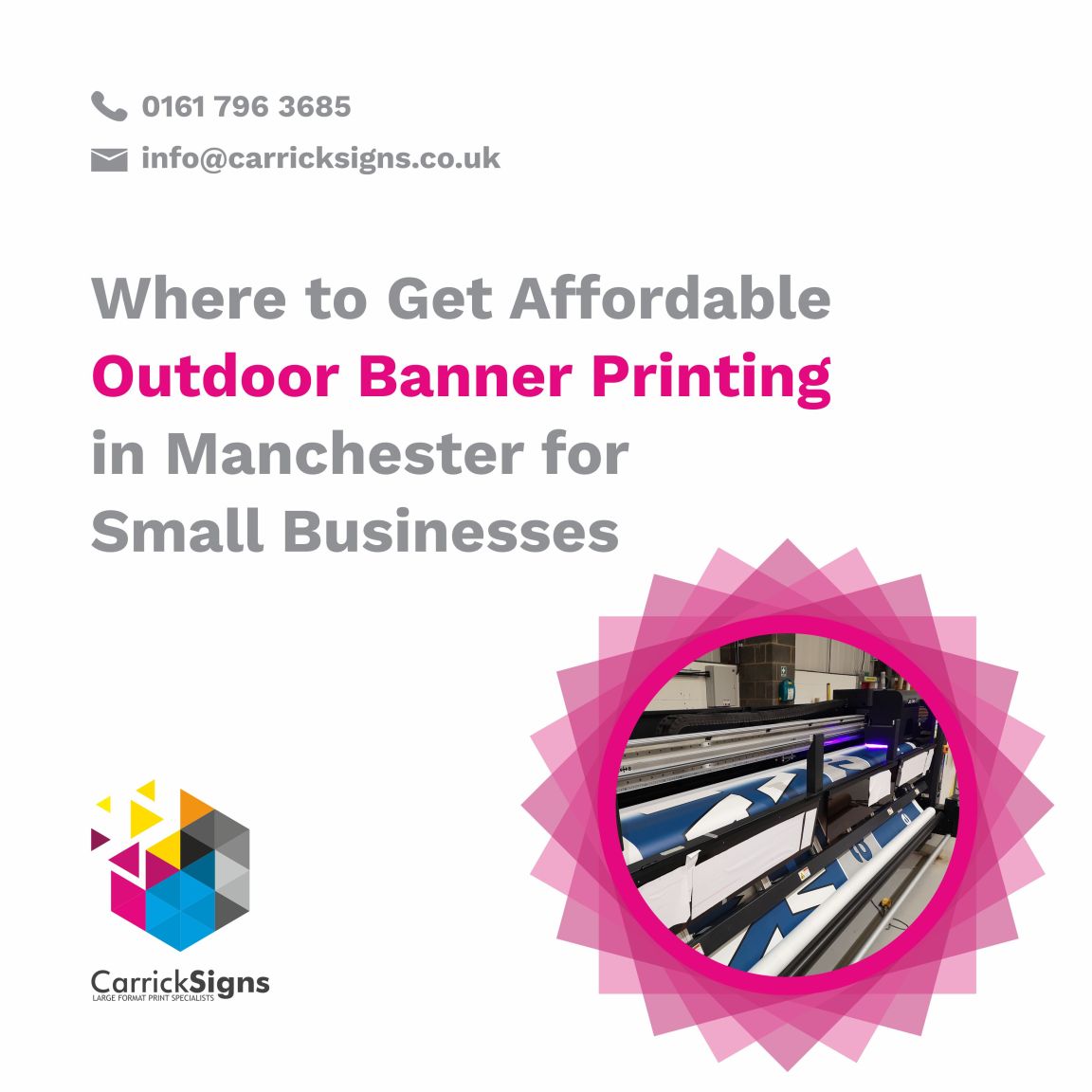 Where to Get Affordable Outdoor Banner Printing in Manchester for Small Businesses