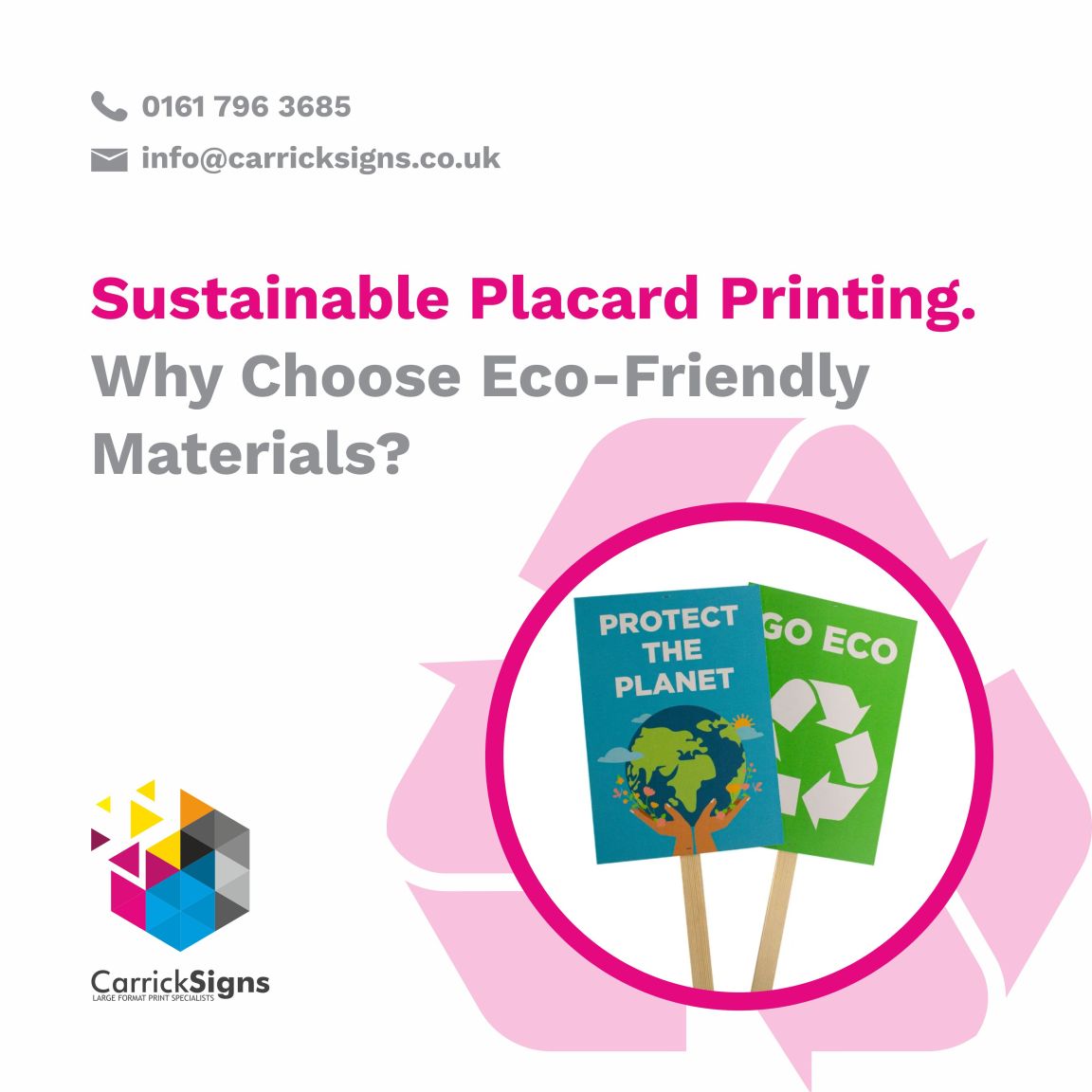 Sustainable Placard Printing Why Choose Eco-Friendly Materials