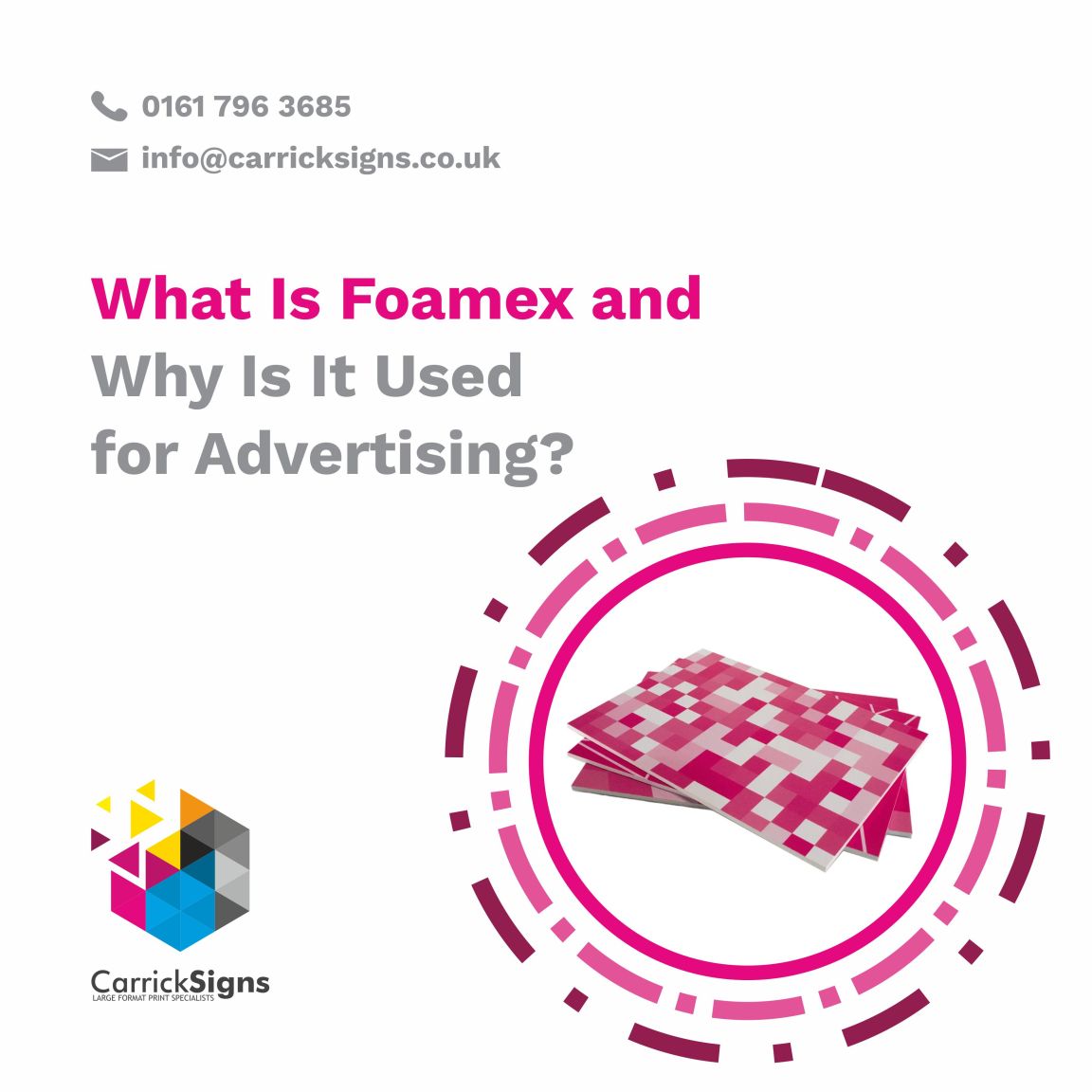 What Is Foamex and Why Is It Used for Advertising?